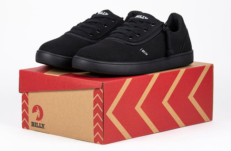 Men's Black to the Floor BILLY Sneaker Low Tops
