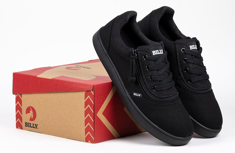 Men's Black to the Floor BILLY Sneaker Low Tops