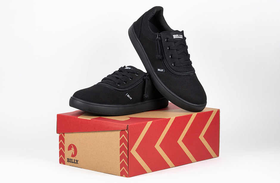 Men's Black to the Floor BILLY Sneaker Low Tops