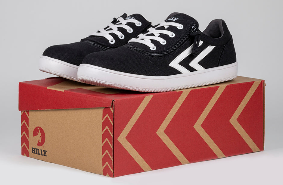 Men's Black/White BILLY CS 1.0 Sneaker Low Tops