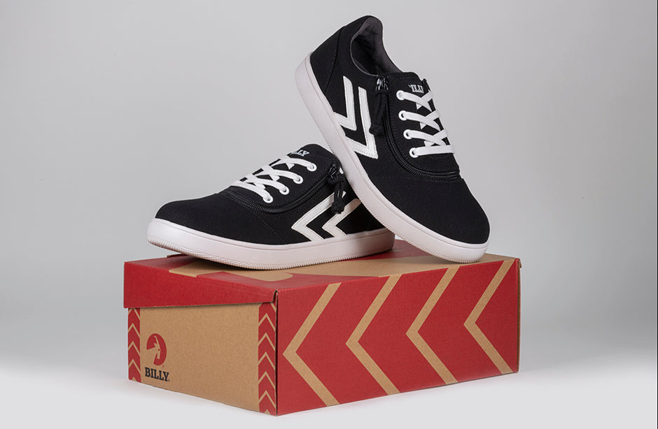 Men's Black/White BILLY CS 1.0 Sneaker Low Tops