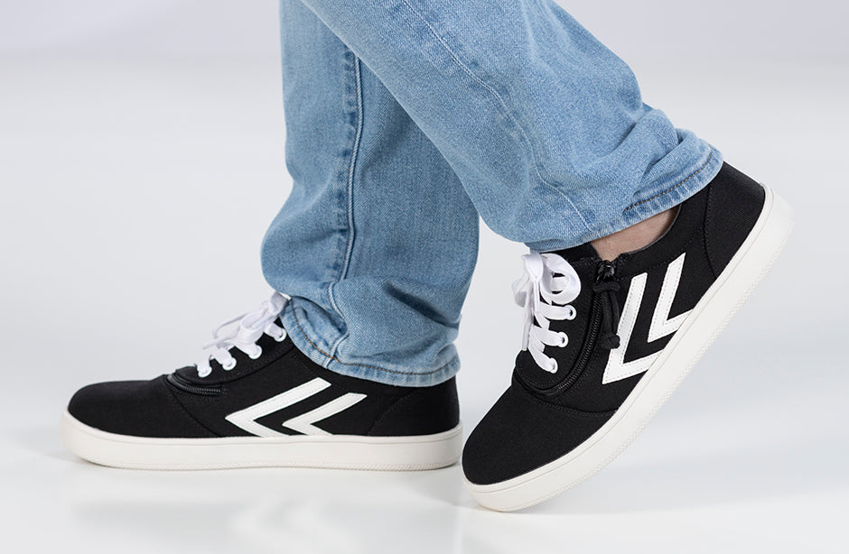 Men's Black/White BILLY CS 1.0 Sneaker Low Tops