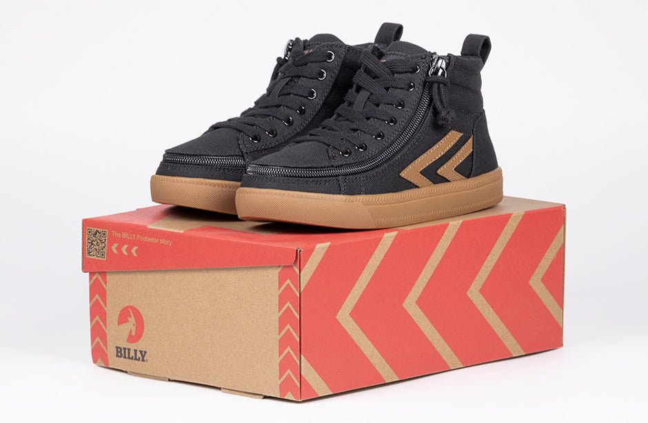 Black/Gum BILLY CS Sneaker High Tops - BILLY Footwear® Canada