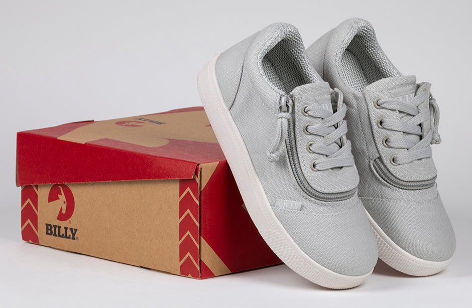 Grey BILLY D|R Short Wrap Low Tops - BILLY Footwear® Canada