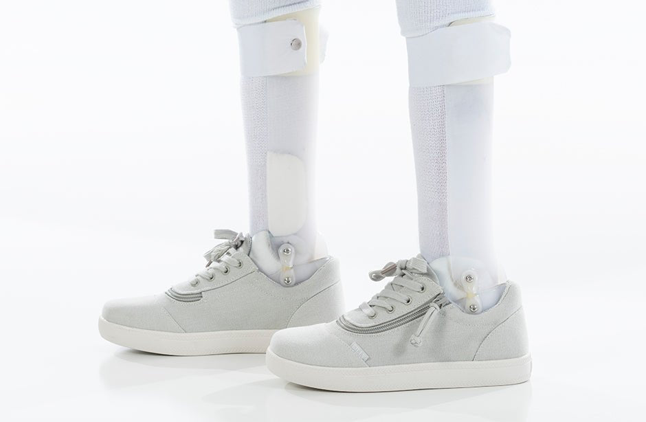 Grey BILLY D|R Short Wrap Low Tops - BILLY Footwear® Canada