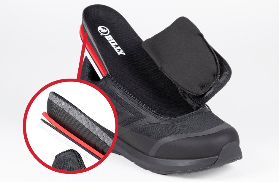 Men's Black to the Floor BILLY Goat AFO-Friendly Shoes - BILLY Footwear® Canada