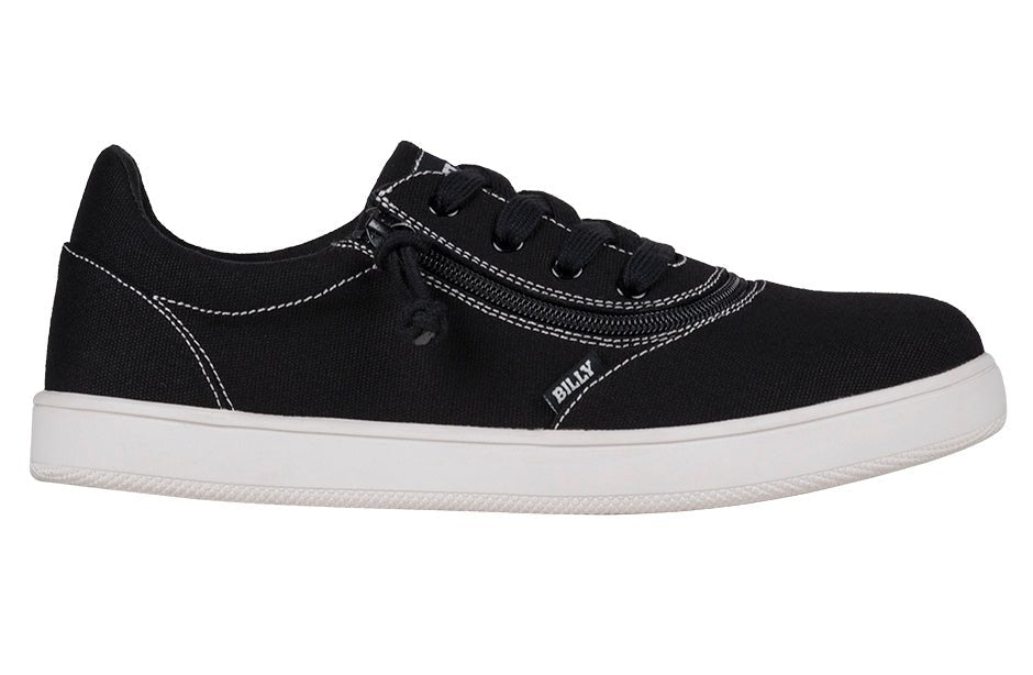 Men's Black/White Stitch BILLY Sneaker Low Tops - BILLY Footwear® Canada