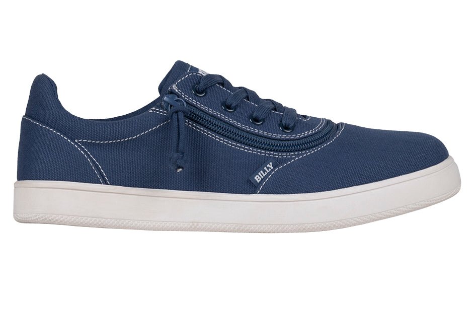 Men's Blue/White Stitch BILLY Sneaker Low Tops - BILLY Footwear® Canada