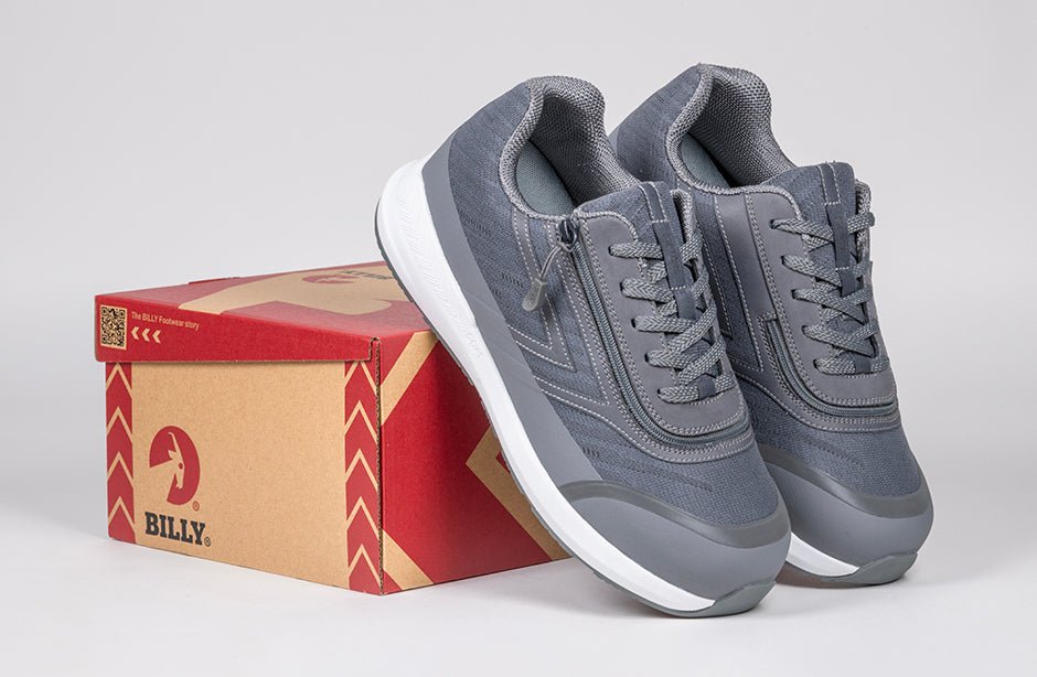 Men's Charcoal BILLY Goat AFO-Friendly Shoes - BILLY Footwear® Canada