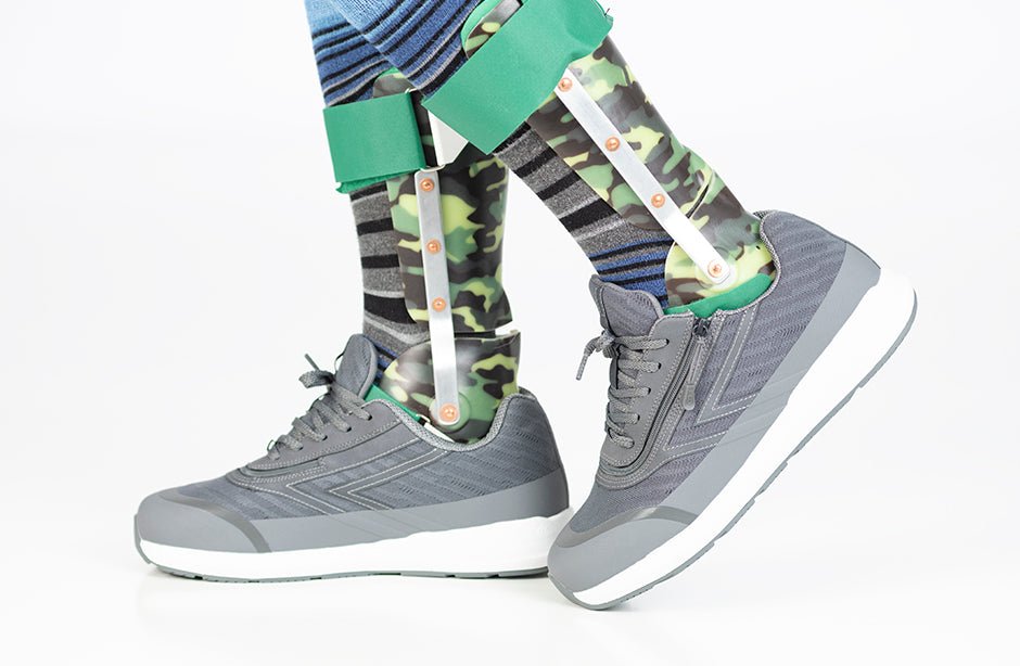 Men's Charcoal BILLY Goat AFO-Friendly Shoes - BILLY Footwear® Canada