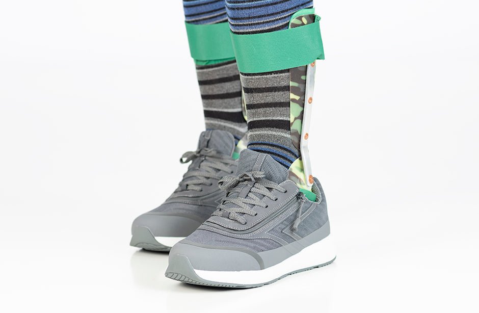 Men's Charcoal BILLY Goat AFO-Friendly Shoes - BILLY Footwear® Canada