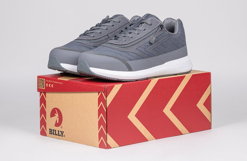 Men's Charcoal BILLY Goat AFO-Friendly Shoes - BILLY Footwear® Canada