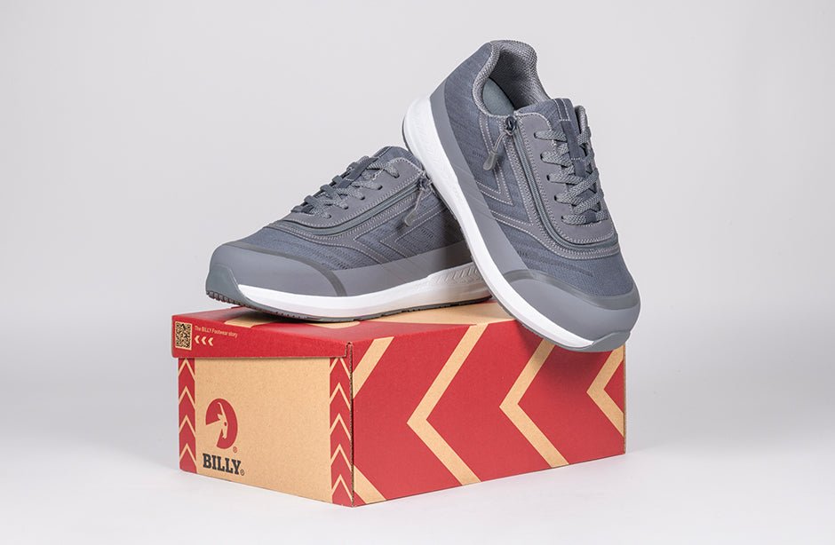 Men's Charcoal BILLY Goat AFO-Friendly Shoes - BILLY Footwear® Canada