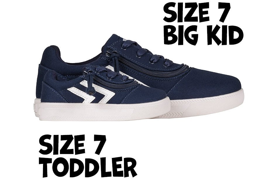 Navy/White BILLY CS Sneaker Low Tops - BILLY Footwear® Canada