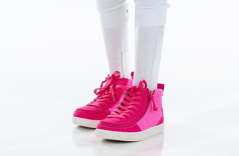 Pink Print BILLY Classic D|R High Tops - BILLY Footwear® Canada