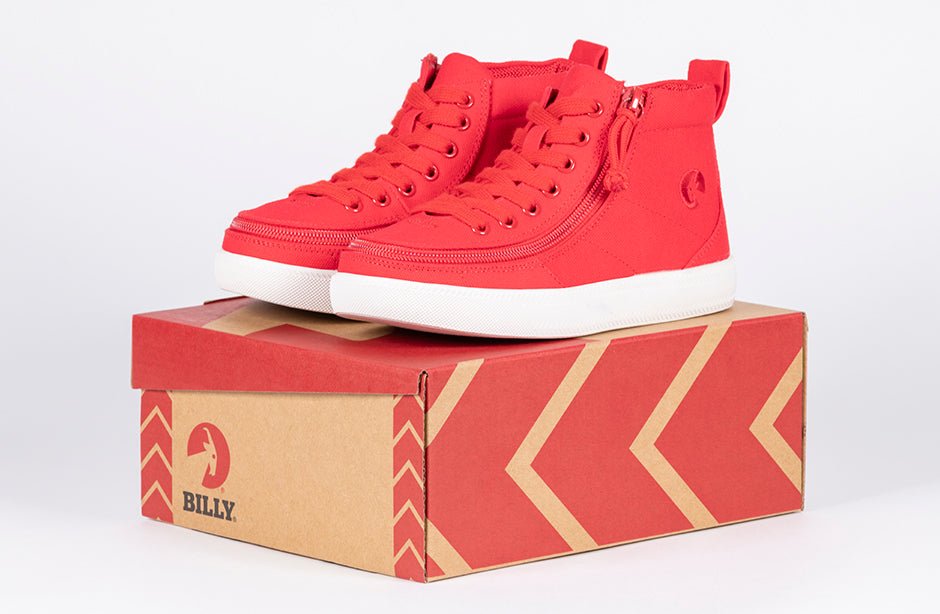 Red BILLY Classic D|R High Tops - BILLY Footwear® Canada