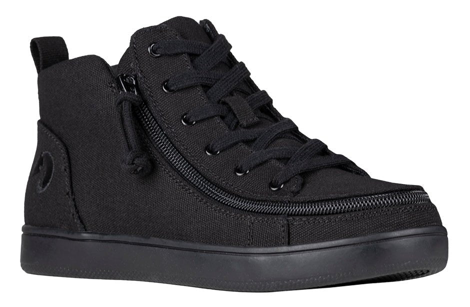 Women's Black to the Floor BILLY Sneaker Lace Mid Tops - BILLY Footwear® Canada