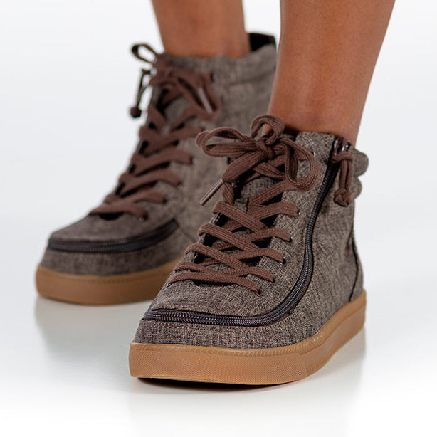 Brown Jersey BILLY Street High Tops