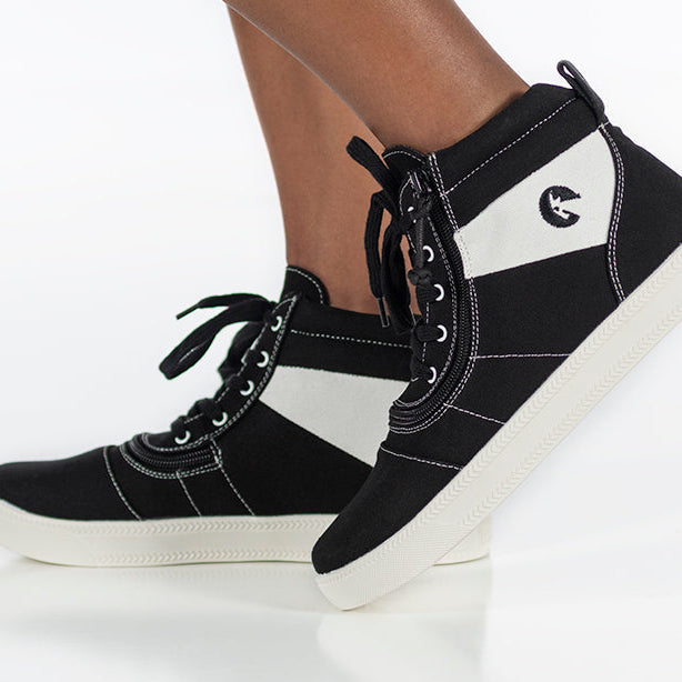 Black BILLY Street Short Wrap High Tops
