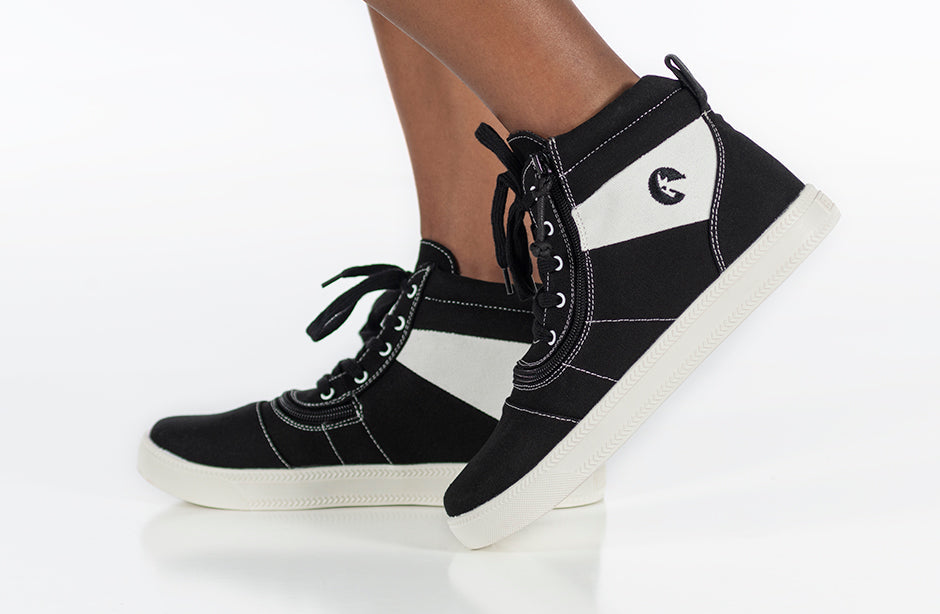 Black BILLY Street Short Wrap High Tops