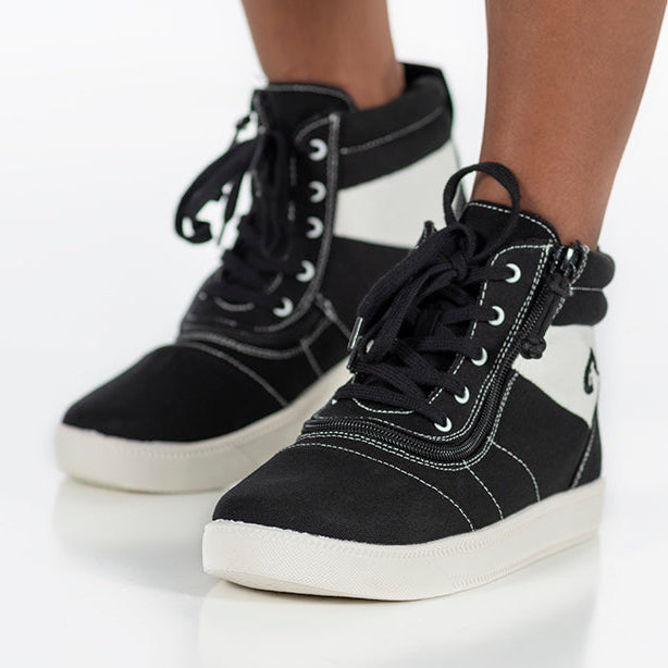 Black BILLY Street Short Wrap High Tops