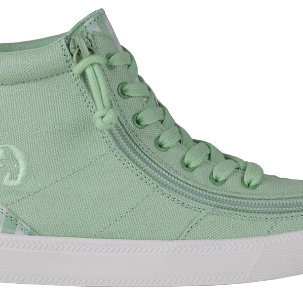 Green Gingham BILLY Classic Lace High Tops