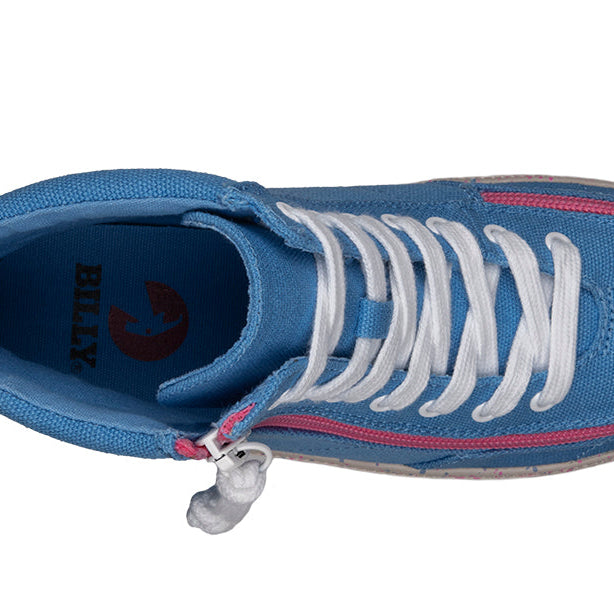 Blue/Pink Speckle BILLY Classic Lace High Tops