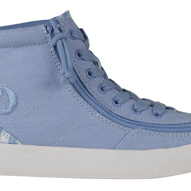 Blue Gingham BILLY Classic Lace High Tops