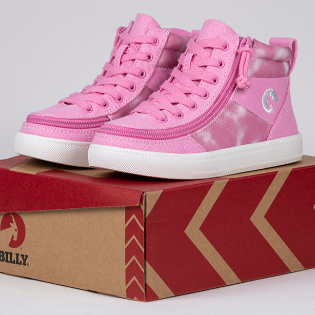 Pink Tie Dye BILLY Street High Tops
