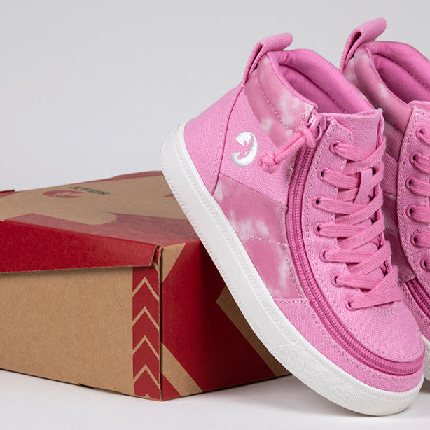 Pink Tie Dye BILLY Street High Tops