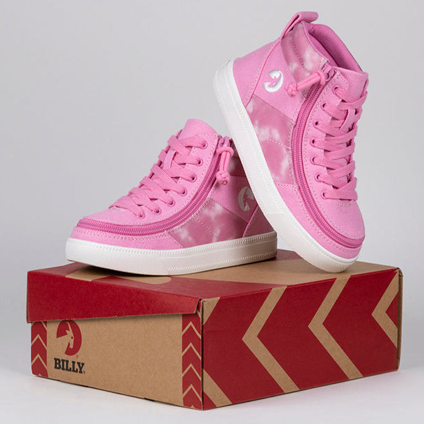 Pink Tie Dye BILLY Street High Tops