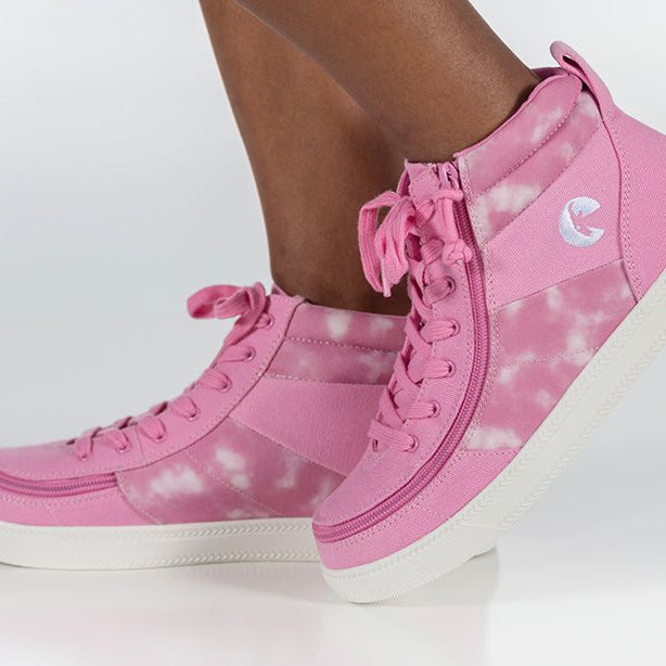 Pink Tie Dye BILLY Street High Tops