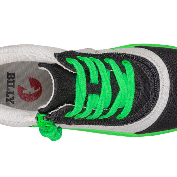 Black/Green BILLY Street Short Wrap High Tops