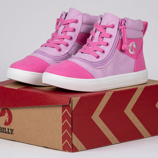 Pink/Pink BILLY Street Short Wrap High Tops