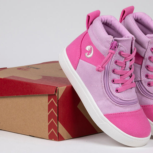 Pink/Pink BILLY Street Short Wrap High Tops