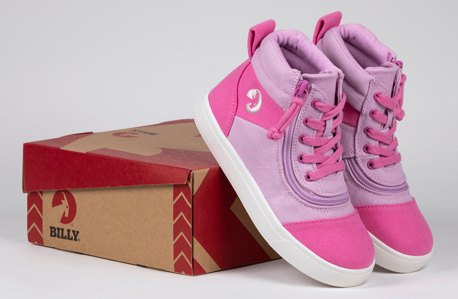 Pink/Pink BILLY Street Short Wrap High Tops