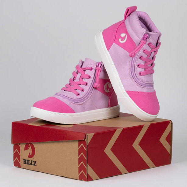 Pink/Pink BILLY Street Short Wrap High Tops