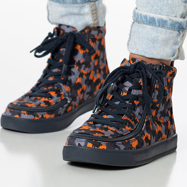 Orange Dino BILLY Classic Lace High Tops