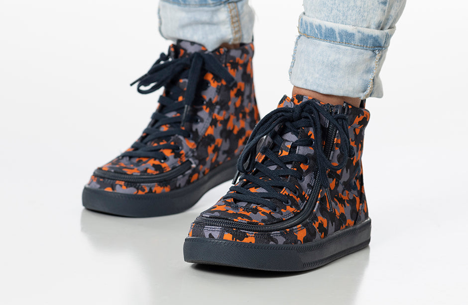 Orange Dino BILLY Classic Lace High Tops