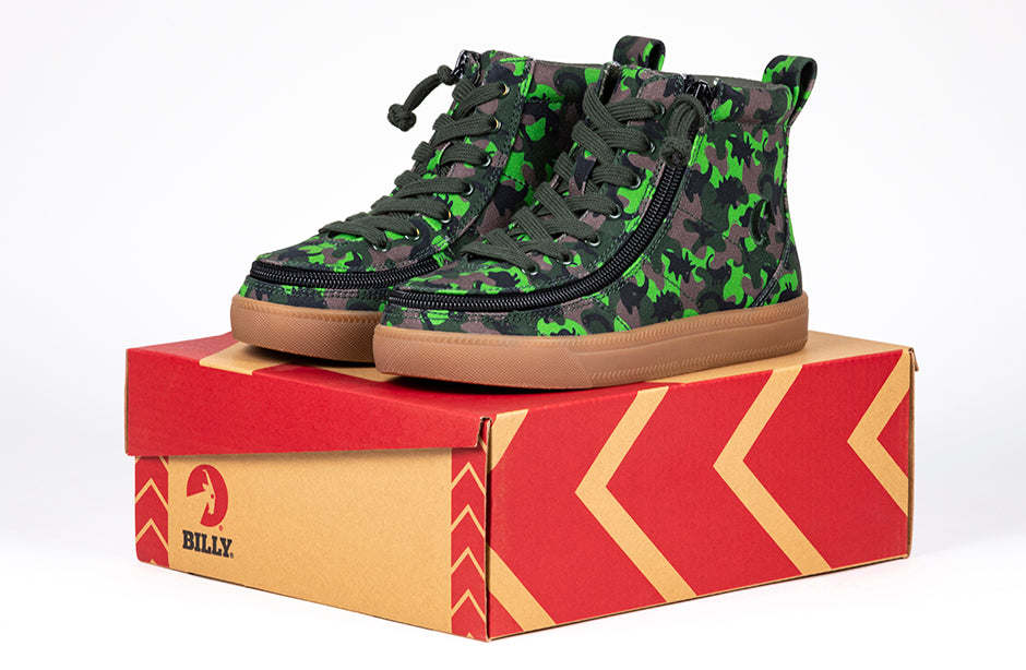 Green Dino BILLY Classic Lace High Tops