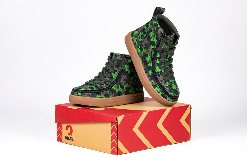 Green Dino BILLY Classic Lace High Tops