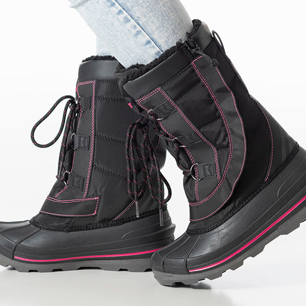 Black/Pink BILLY Ice II Winter Boots