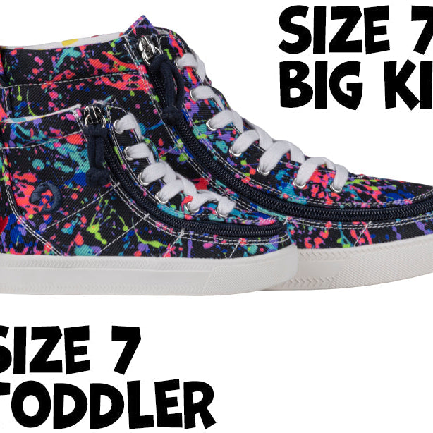 Sasha Splatter BILLY Classic Lace High Tops