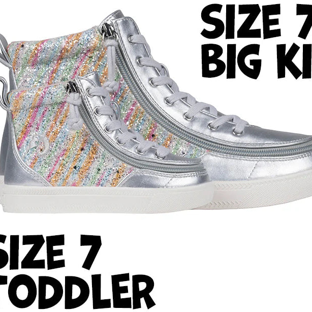 Silver Rainbow BILLY Classic Lace High Tops