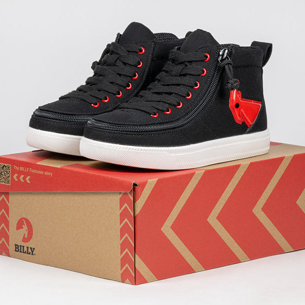 Black/Red Light Ups BILLY Classic D|R High Tops