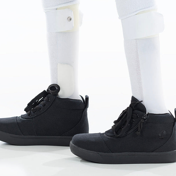 Black to the Floor BILLY D|R II Short Wrap High Tops