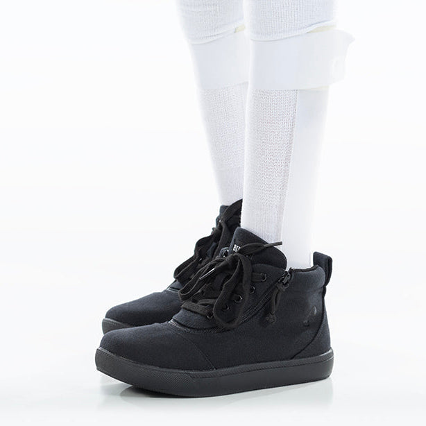 Black to the Floor BILLY D|R II Short Wrap High Tops