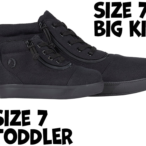 Black to the Floor BILLY D|R II Short Wrap High Tops