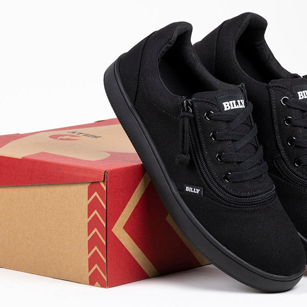 Men's Black to the Floor BILLY Sneaker Low Tops