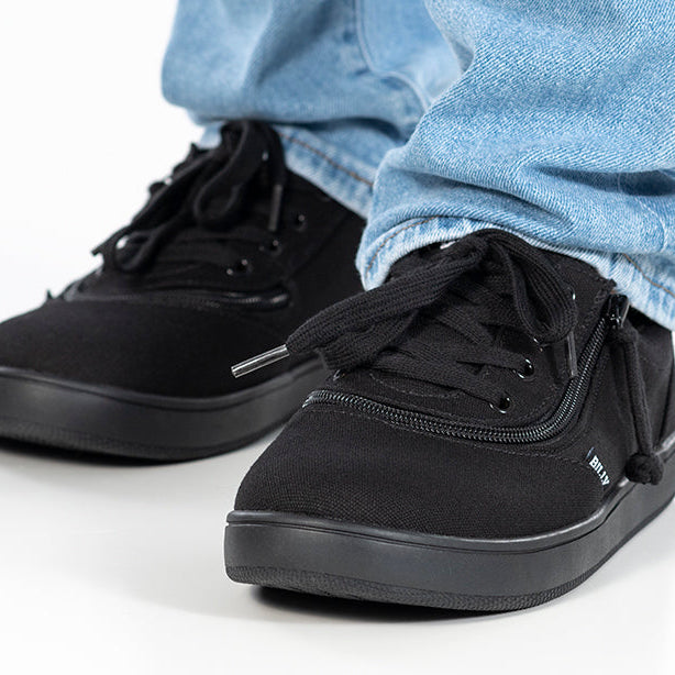 Men's Black to the Floor BILLY Sneaker Low Tops